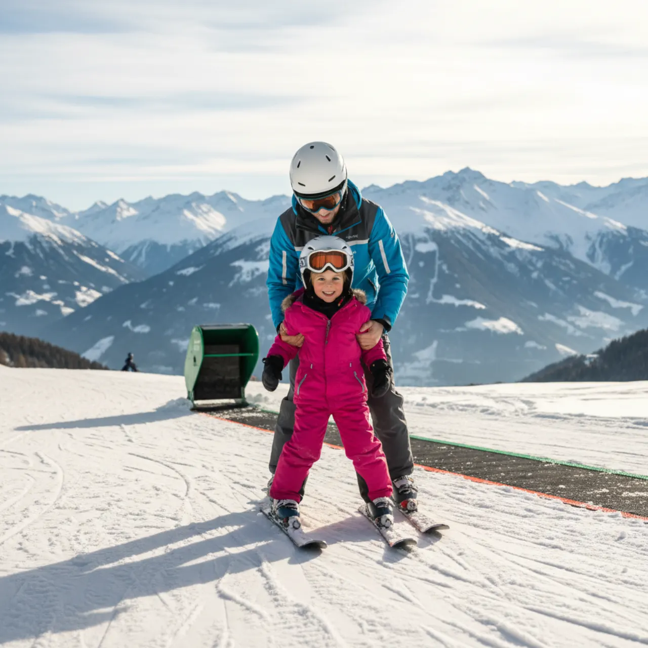 Kids private ski lesson
