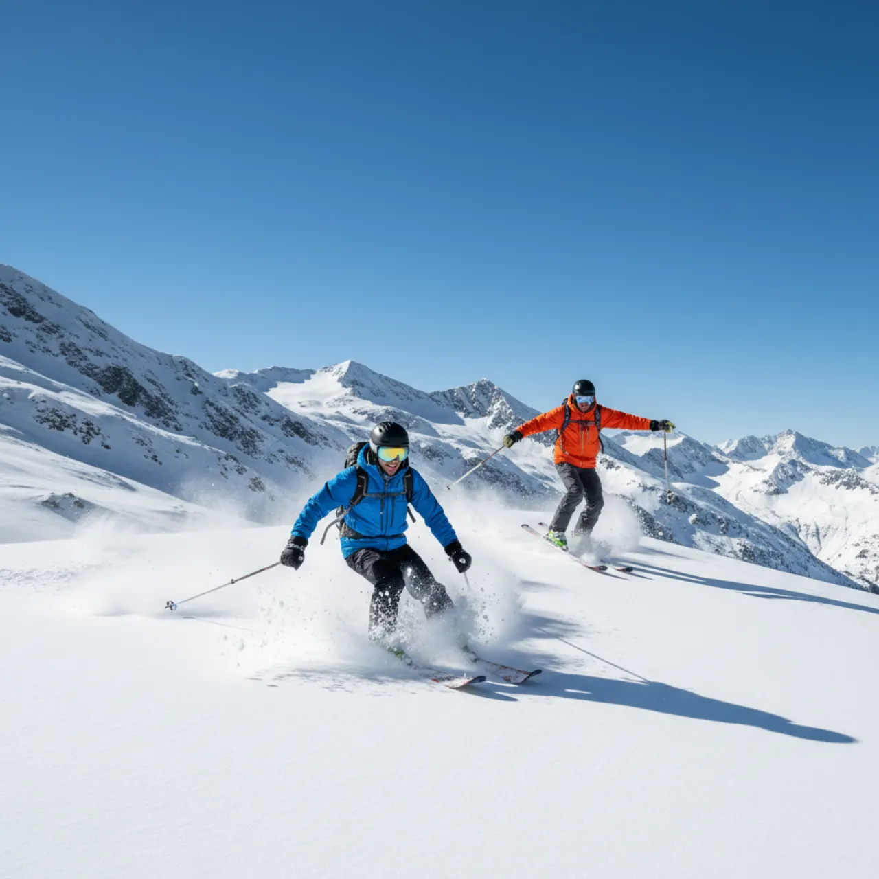 Private ski lesson (full day)